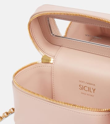 Borsa a tracolla Sicily Small in pelle | Dolce&Gabbana