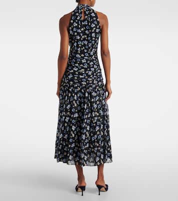Abito midi Brock in seta | Veronica Beard