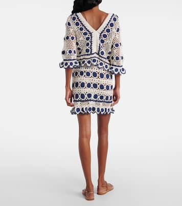 Cardigan Bouquette in crochet di cotone | Anna Kosturova