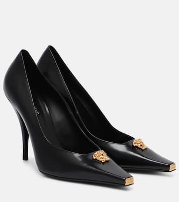 Pumps La Medusa 105 aus Leder | Versace