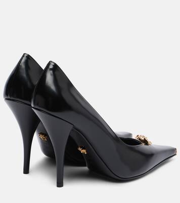 Pumps La Medusa 105 aus Leder | Versace