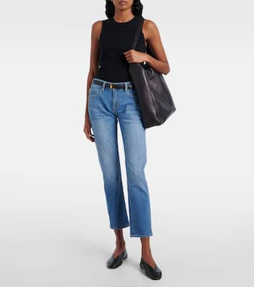 Jean slim Exboyfriend à taille mi-haute | AG Jeans