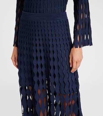 Wilma open-knit midi skirt | Simkhai