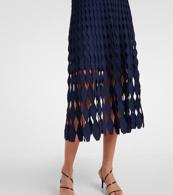 Wilma open-knit midi skirt | Simkhai