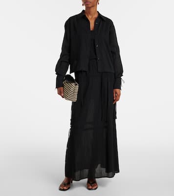 Camicia cropped in cotone | Toteme
