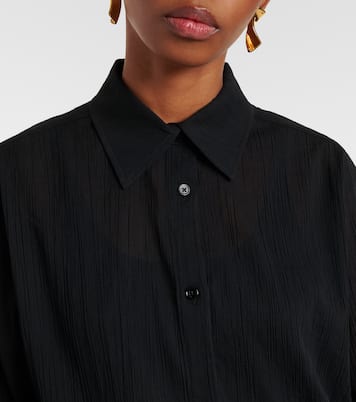 Camicia cropped in cotone | Toteme
