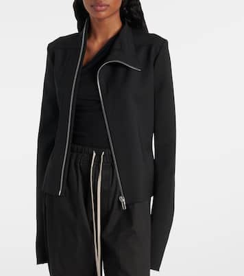 Gary cropped wool-blend jacket | Rick Owens