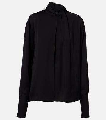 Bluse aus Seidensatin | Tom Ford