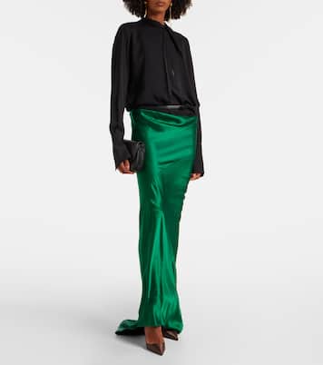 Bluse aus Seidensatin | Tom Ford