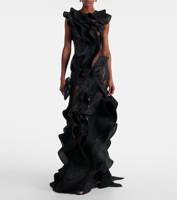Ellipsoid Wave ruffled gown | Maticevski