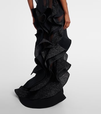 Ellipsoid Wave ruffled gown | Maticevski