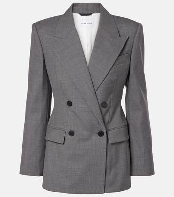 Double-breasted wool tuxedo jacket | Givenchy