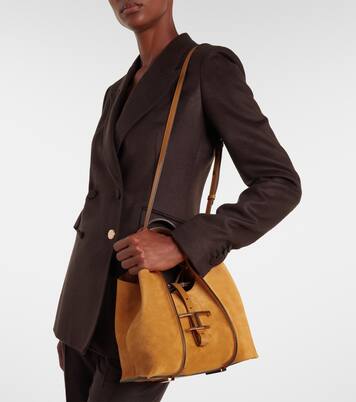 T Timeless Small suede tote bag | Tod's