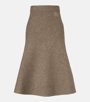 Midirock aus einem Wollgemisch | Burberry