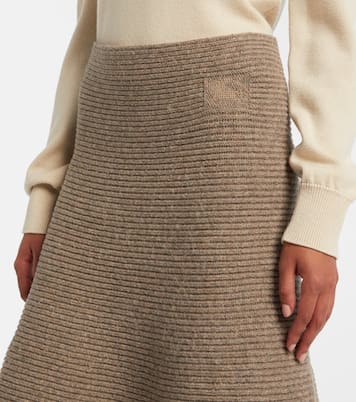 Midirock aus einem Wollgemisch | Burberry