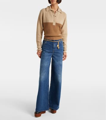 Maxime leather wedge ankle boots | Chloé