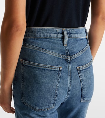 90's Pinch Waist high-rise straight jeans | Agolde