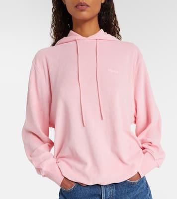 Sweat-shirt à capuche en coton à logo | Hunza G