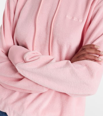 Sweat-shirt à capuche en coton à logo | Hunza G
