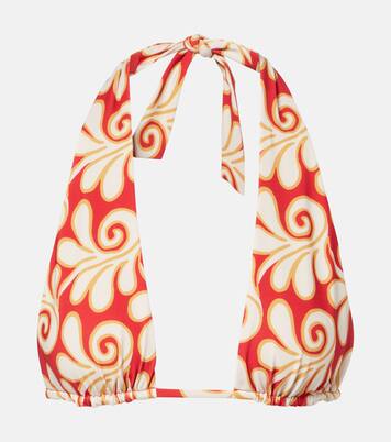 Priscilla printed bikini top | Cala de la Cruz