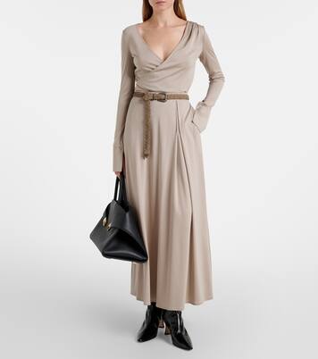 Jupe midi Stilla en laine vierge | Max Mara