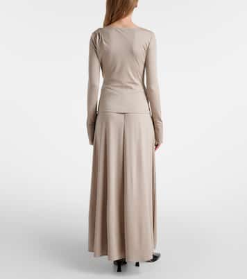 Jupe midi Stilla en laine vierge | Max Mara
