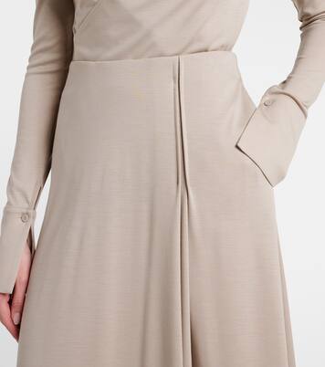 Jupe midi Stilla en laine vierge | Max Mara
