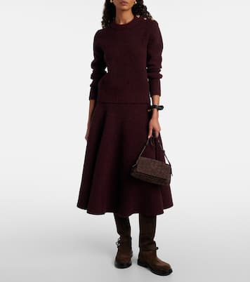 James Knot suede knee-high boots | Bottega Veneta