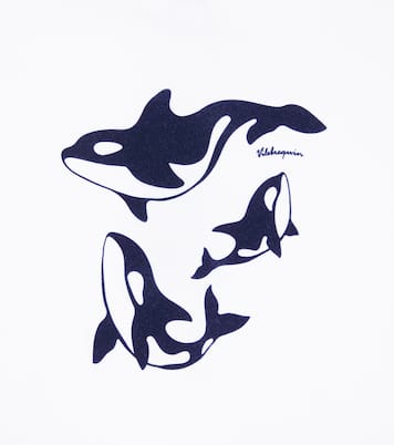 Orcas cotton jersey T-shirt | Vilebrequin Kids