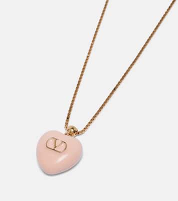 Collar con colgante y VLogo esmaltado | Valentino