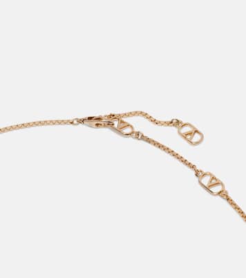 Collar con colgante y VLogo esmaltado | Valentino