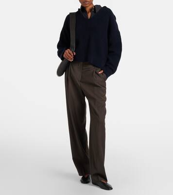 Cotton and cashmere sweater | Jardin des Orangers