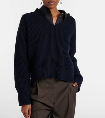 Cotton and cashmere sweater | Jardin des Orangers