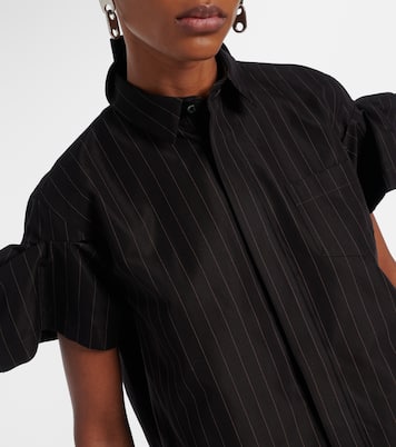 توب مخطّط من القطن المخلوط | Sacai