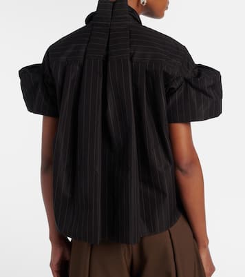 توب مخطّط من القطن المخلوط | Sacai