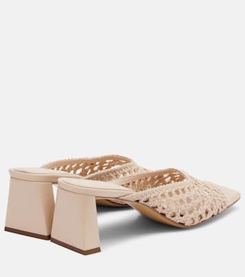 Ernestina braided leather mules | Souliers Martinez