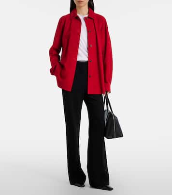 Suede overshirt | Toteme