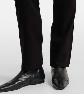 Pantalon droit Viva Paso en daim | Blazé Milano