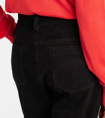 Pantalon droit Viva Paso en daim | Blazé Milano