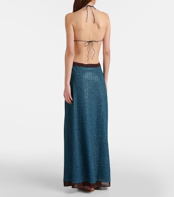 Lumière cutout halterneck maxi dress | Oséree