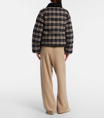 Chaqueta acolchada Bryony de franela a cuadros | Varley