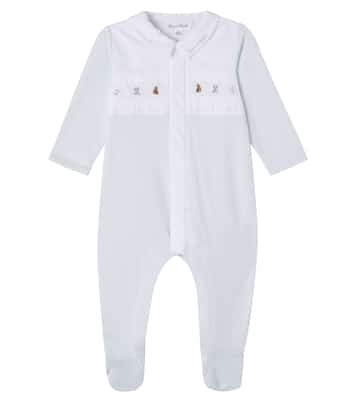 Baby embroidered cotton onesie | Tartine et Chocolat