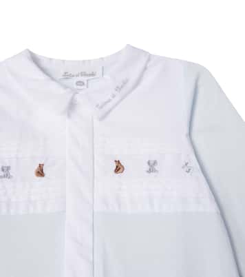 Baby embroidered cotton onesie | Tartine et Chocolat