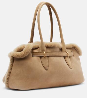 Bolso Adventure de ante con borrego | Miu Miu