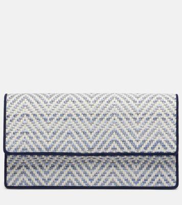 Clutch Capripla aus Raffiabast | Manolo Blahnik