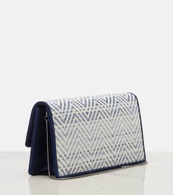 Clutch Capripla aus Raffiabast | Manolo Blahnik