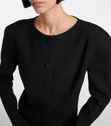 Virgin wool crêpe cardigan | Chloé