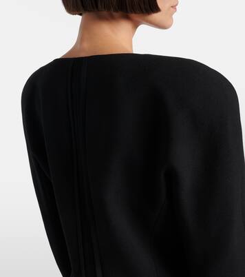 Virgin wool crêpe cardigan | Chloé