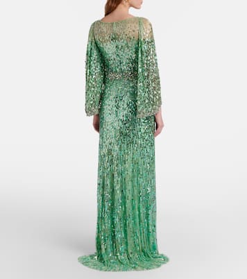 Ines embellished sequined gown | Jenny Packham
