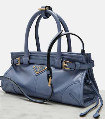 Prada Bonnie Mini leather top-handle bag | Prada